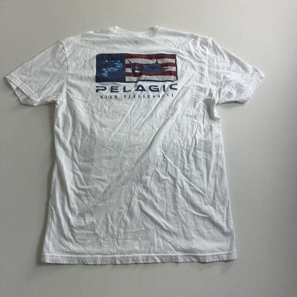 Pelagic Other - Pelagic Graphic Short Sleeve High Performance Offshore Gear T-Shirt Mens Size L‎